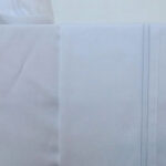 Plain White Double Fitted (Rs 6000.00)